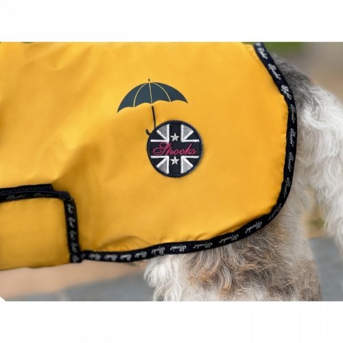 Derka dla psa Rain Coat - Spooks - yellow 