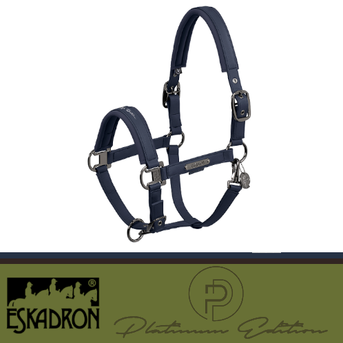Kantar DOUBLE PIN FAUX LEATHER - Eskadron - atlantic blue