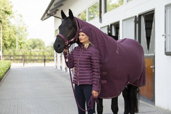 Derka polarowa z kołnierzem POLARFLEECE HIGH-NECK Heritage 23/24 - Eskadron - cassis