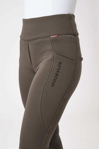 Legginsy damskie zimowe EVELINA THERMO - B//Vertigo - major brown