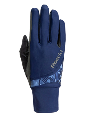 Rękawiczki Roeckl 3301-283 Melbourne - navy blue