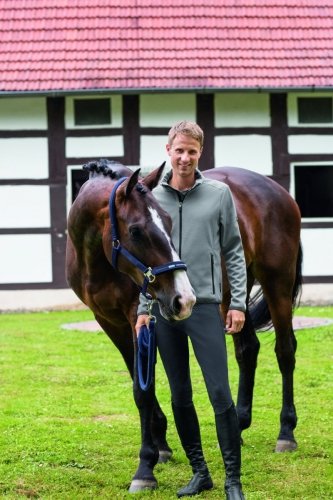 Bluza SANCHO męska - Pikeur - silver grey