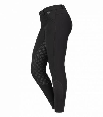 Bryczesy damskie zimowe Calla Silicone ELT - Waldhausen - black