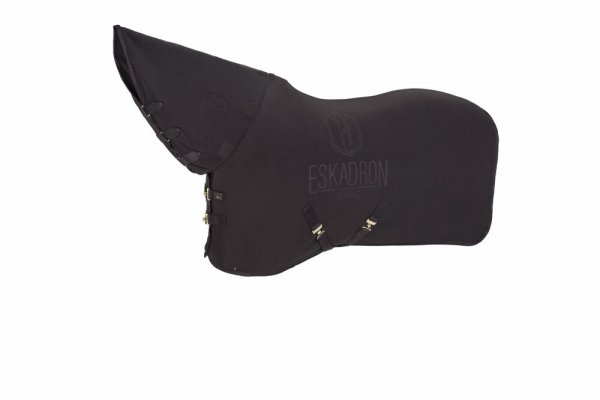 Derka polarowa z kołnierzem DOUBLE-FLEECE HIGH NECK Heritage AW 25/26 - Eskadron - black truffle