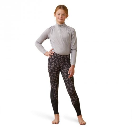 Legginsy jeździeckie młodzieżowe Eos FS Tight - Ariat - periscope camo horse
