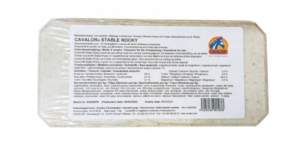 Lizawka Stable Rocky 2 kg - CAVALOR