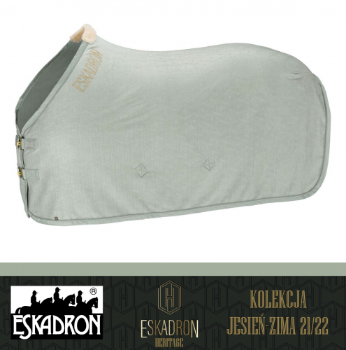 Derka polarowa FLEECE STAMPED - Heritage AW 2021/22 - Eskadron - sea salt