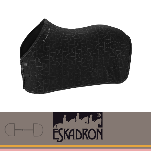 Derka polarowa FLEECE STAMP BIT Platinum 2025 - Eskadron - black