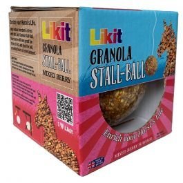 Lizawka do boksu Stable Ball Granola 1.6 kg - LIKIT