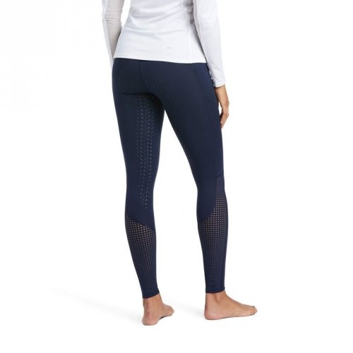 Legginsy damskie EOS z pełnym lejem silikonowym - ARIAT - navy