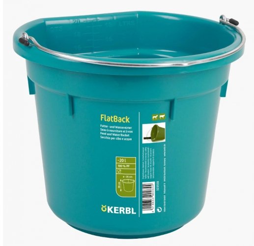 Wiadro FLATBACK 20l morskie - KERBL