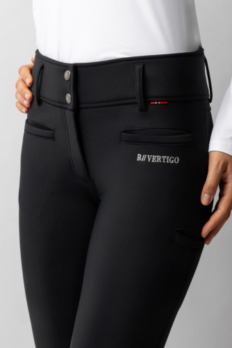 Bryczesy zimowe damskie Tiffany II - B-Vertigo - black beauty