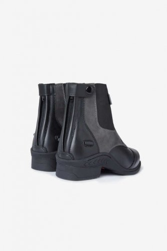 Sztyblety ze skóry syntetycznej dwukolorowe Kilkenny - HORZE - black/grey