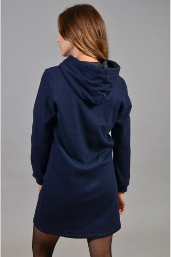 Sukienka dresowa z kapturem DOLCE AW 22/23 - Harcour - navy