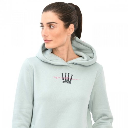 Bluza damska z kapturem LUHNA SS22 - Spooks - powder mint