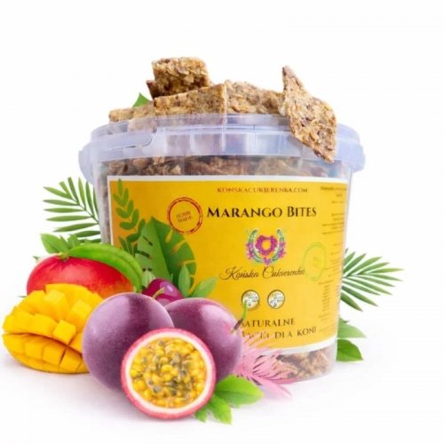 Naturalne ciasteczka 2L - Końska Cukierenka - marango (mango + marakuja)