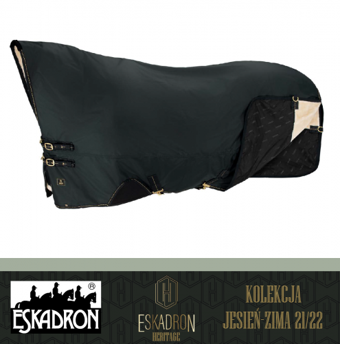 Derka padokowa 150g 1680D BETA FAUXFUR - Heritage AW 2021/22 - Eskadron - antique green