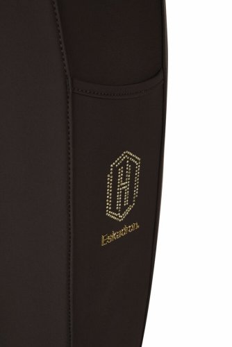 Legginsy damskie PRO FULL GRIP  Heritage AW 25/26  - Eskadron - black truffle 