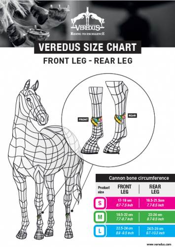 Ochraniacze ujeżdżeniowe tyły Absolute Elastic - Veredus - black