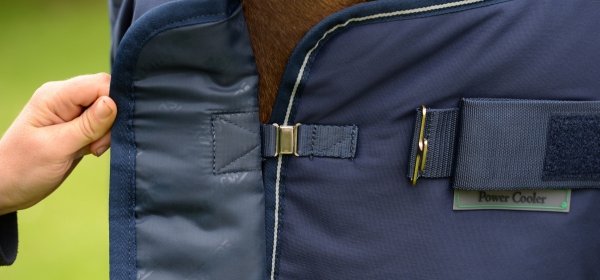 Derka osuszająca POWER COOLER - Bucas - navy/silver