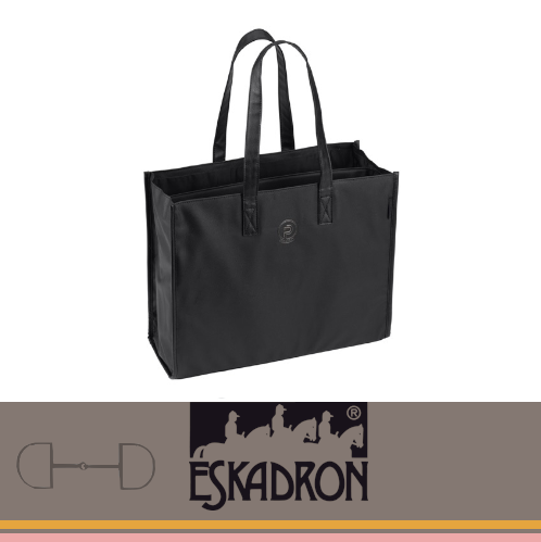 Torba ACC. BAG FAUX LEATHER SHOPPER Platinum 2025 - Eskadron - black