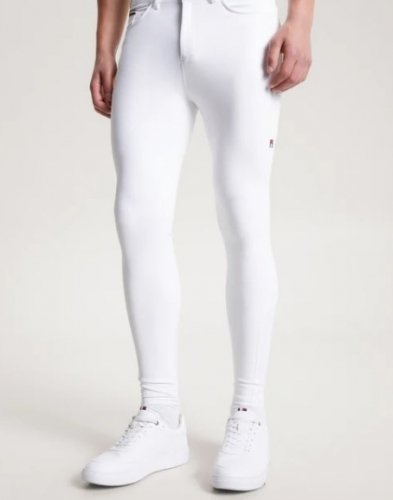 Bryczesy męskie GENEVA - Tommy Hilfiger Equestrian - optic white