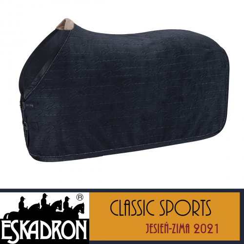 Derka polarowa FLEECE STAMPED - Classic Sports A/W 21 - Eskadron - dark navy