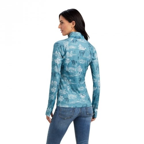Bluzka damska LOWELL 2.0 - Ariat - arctic frolic print