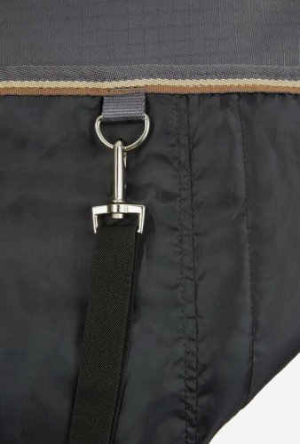 Derka padokowa Glasgow 100g 600D - Horze - blackened pearl grey
