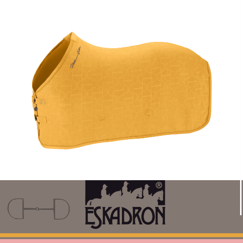 Derka polarowa FLEECE STAMP BIT Platinum 2025 - Eskadron - golden yellow