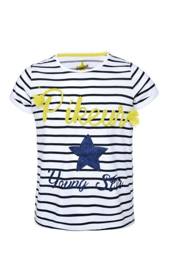 Koszulka LISETT - Pikeur - white/navystripes