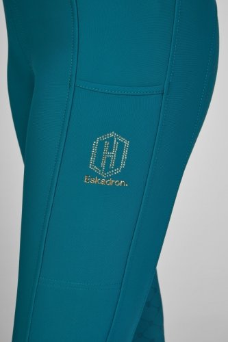 Legginsy damskie PRO RIDING TIGHT Heritage AW 24/25 - Eskadron - vintage green