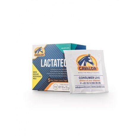 Suplement wspierający regeneracje mięśni LactaTec Box 10x15g - CAVALOR