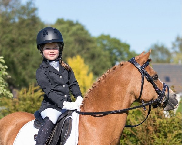 Frak jeździecki młodzieżowy Robin Junior - QHP - black