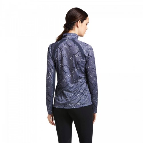 Bluzka damska SUNSTOPPER 2.0 - Ariat - charcoal bit print