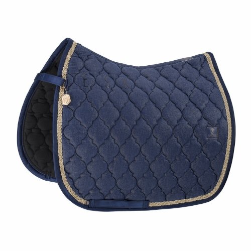 Potnik COTTON GLITTER Heritage AW 24/25 - Eskadron - true blue czaprak pod siodło jeździecki brokatowy połyskujący 