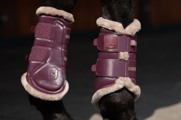 Ochraniacze GLAMSLATE FAUXFUR Heritage 23/24 - Eskadron - cassis
