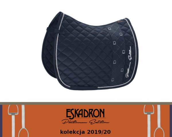 Potnik Eskadron GLOSSY STRIPE - PLATINUM 2019/2020 - PONY - navy