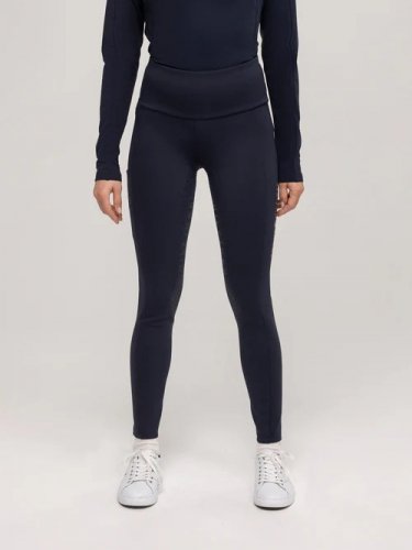 Legginsy damskie jeździeckie DELAWARE HIGHWAIST - Tommy Hilfiger Equestrian - desert sky