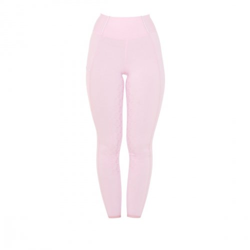 Legginsy Technical Strass Slim Fit - jasny różowy - EQUESTRO