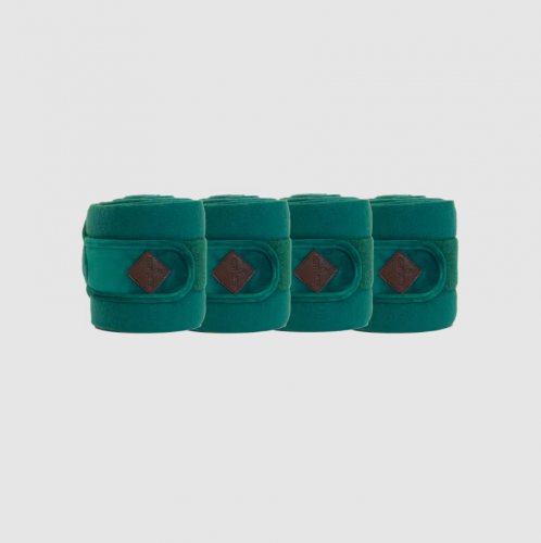 Bandaże polarowe Basic Velvet - dark green - Kentucky