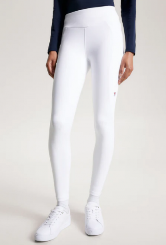 Legginsy zimowe damskie MONACO WINTER - Tommy Hilfiger Equestrian - optic white