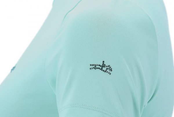 Bluzka treningowa SPPoppy Style SS25 - Schockemohle - aqua sea