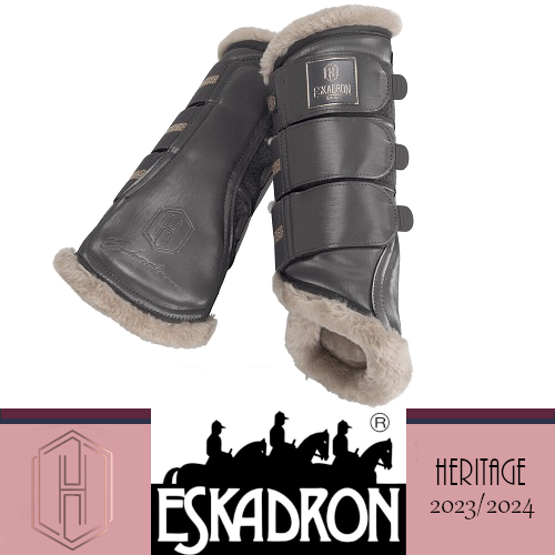 Ochraniacze GLAMSLATE FAUXFUR Heritage 23/24 - Eskadron - basalt grey