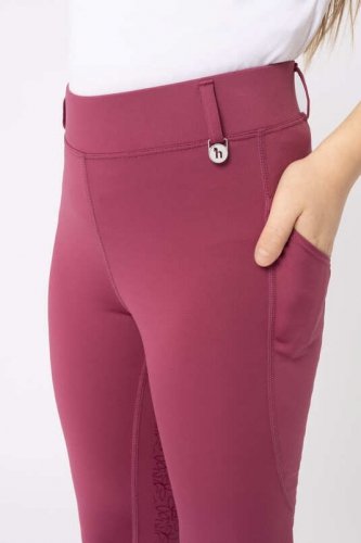 Legginsy jeździeckie młodzieżowe DEA Kids - Horze