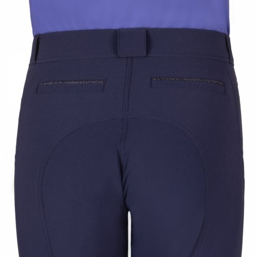 Bryczesy jeździeckie młodzieżowe Nyomi Junior Leg Grip SS25 - QHP