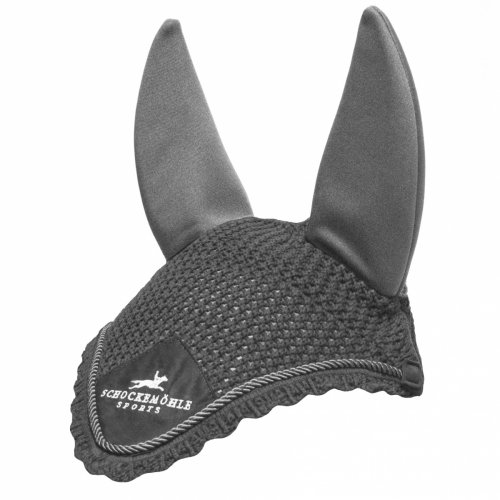 Nauszniki wyciszające Air Silent Fly Veil Logo szare - Schockemohle