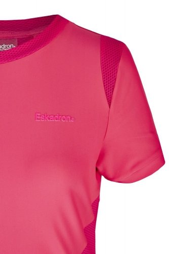 Koszulka damska T-SHIRT - Reflexx Equestrian Fanatics S/S 21 - Eskadron - pink