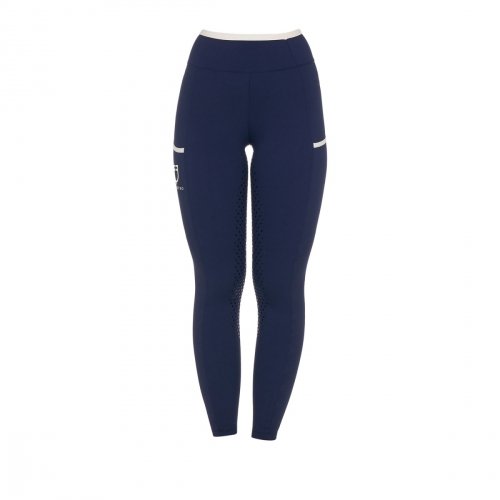  Leggisny Hybrid Perforated - granatowe - EQUESTRO