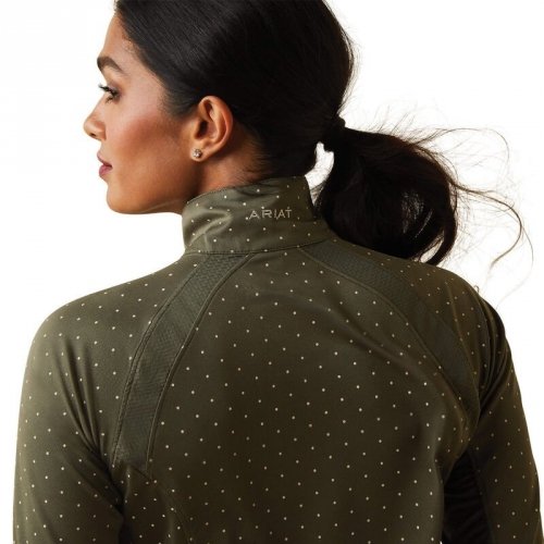 Bluzka damska SUNSTOPPER 2.0 - Ariat - bottle dot